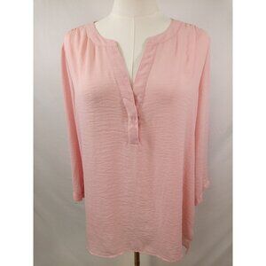 A New Approach (A.N.A.) Women's Pink Blouse Size Large